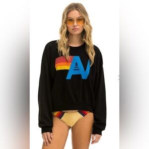 Aviator Nation Relaxed Fit Crewneck Sweatshirt